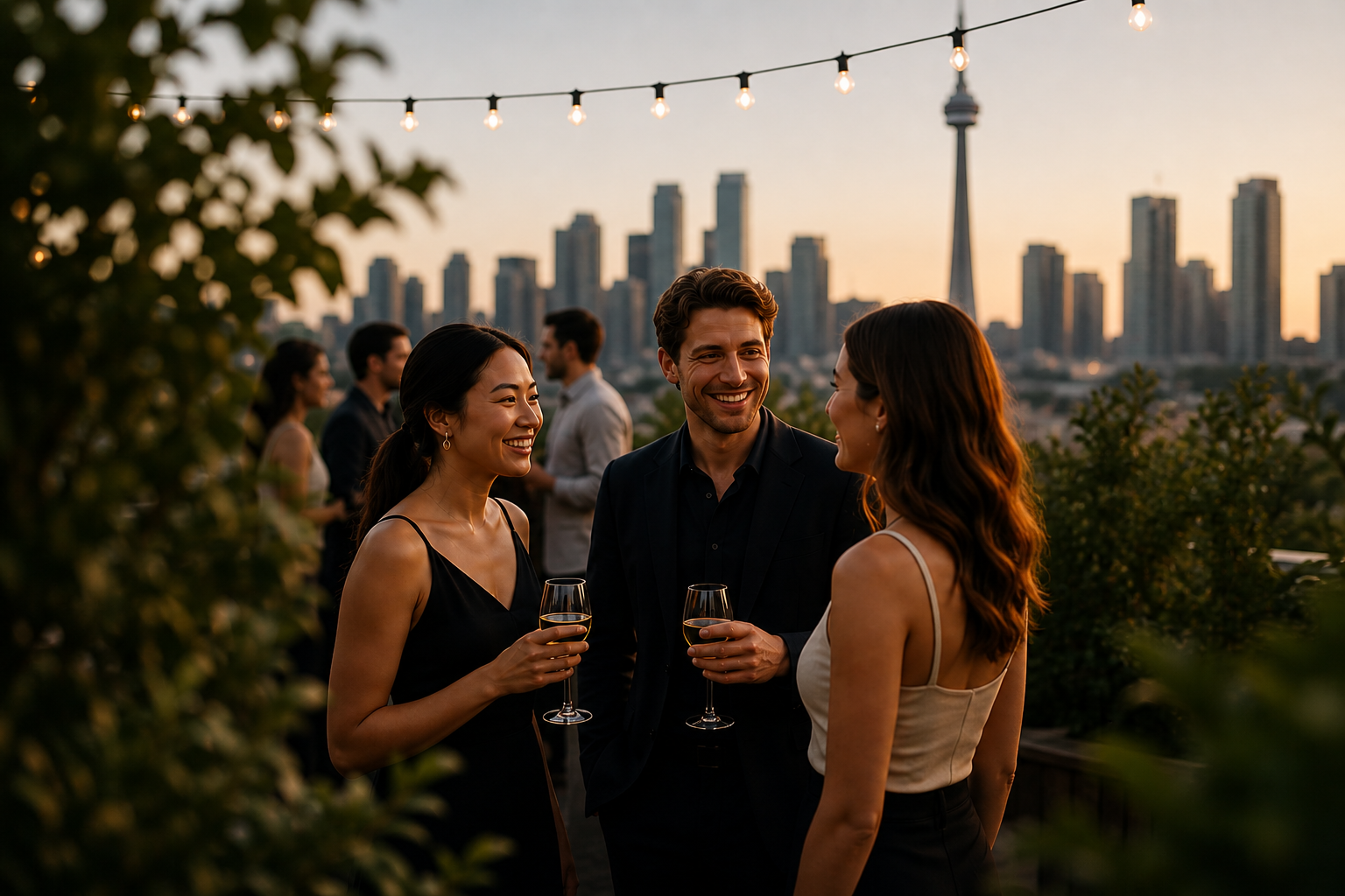 Social gathering in Toronto