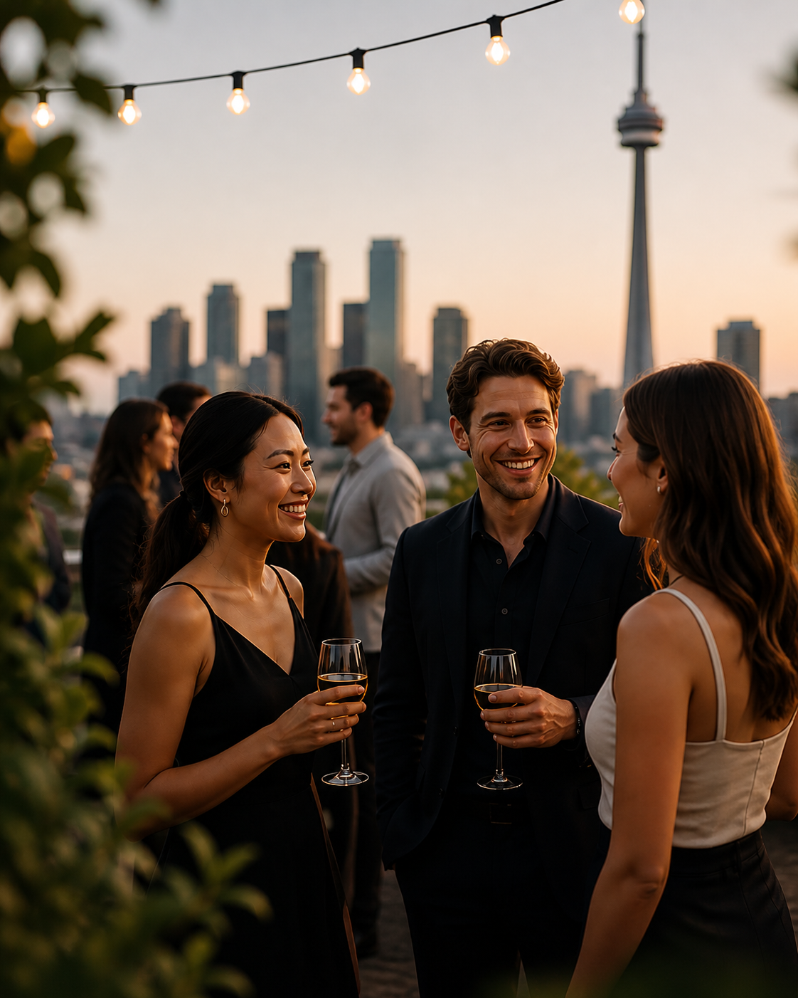 Social gathering in Toronto